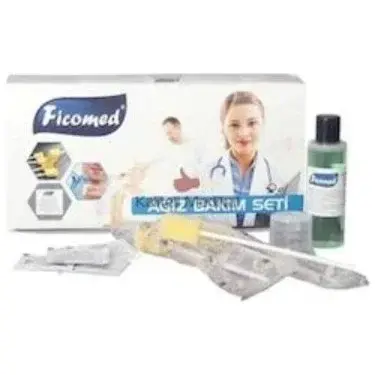 Ficomed Kutulu Ağız Bakım Seti Peroksitli 20 Swablı