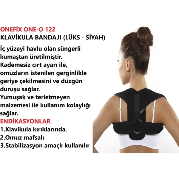 Onefix Klavikula Bandajı Lüks M