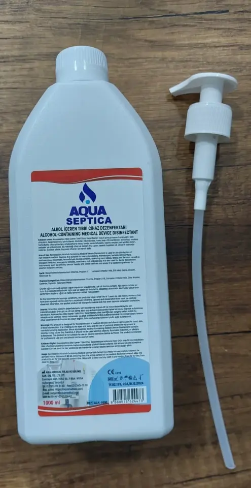 Aqua Tıbbi Cihaz Dezenfektanı 1 Lt