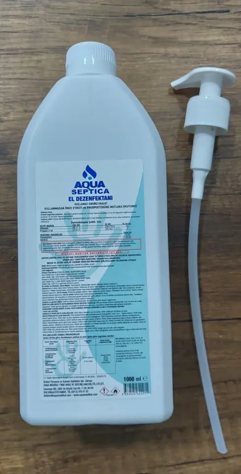 Aqua El Cilt Dezenfektanı 1 Lt