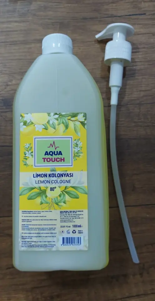 AQUA LIMON KOLONYASI 80 DERECE 1 LT