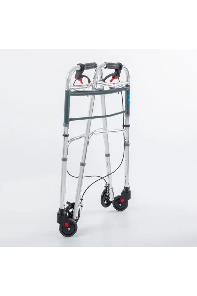 Comfort Plus Kf8220l-5 İthal Alüminyum 4 Tekerlekli+Frenli Walker (Yürüteç)