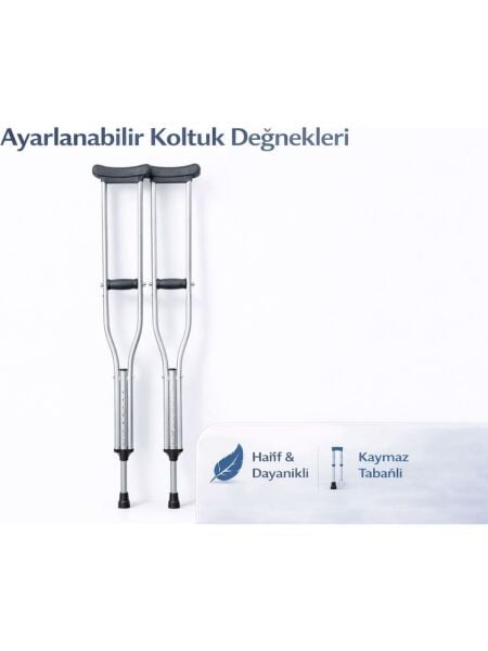 Koltuk Altı Değneği Yerli (Çift)