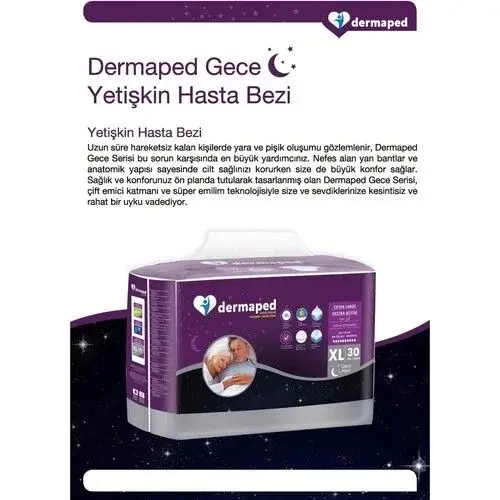 DERMAPED GECE HASTA BEZİ L 30 LU