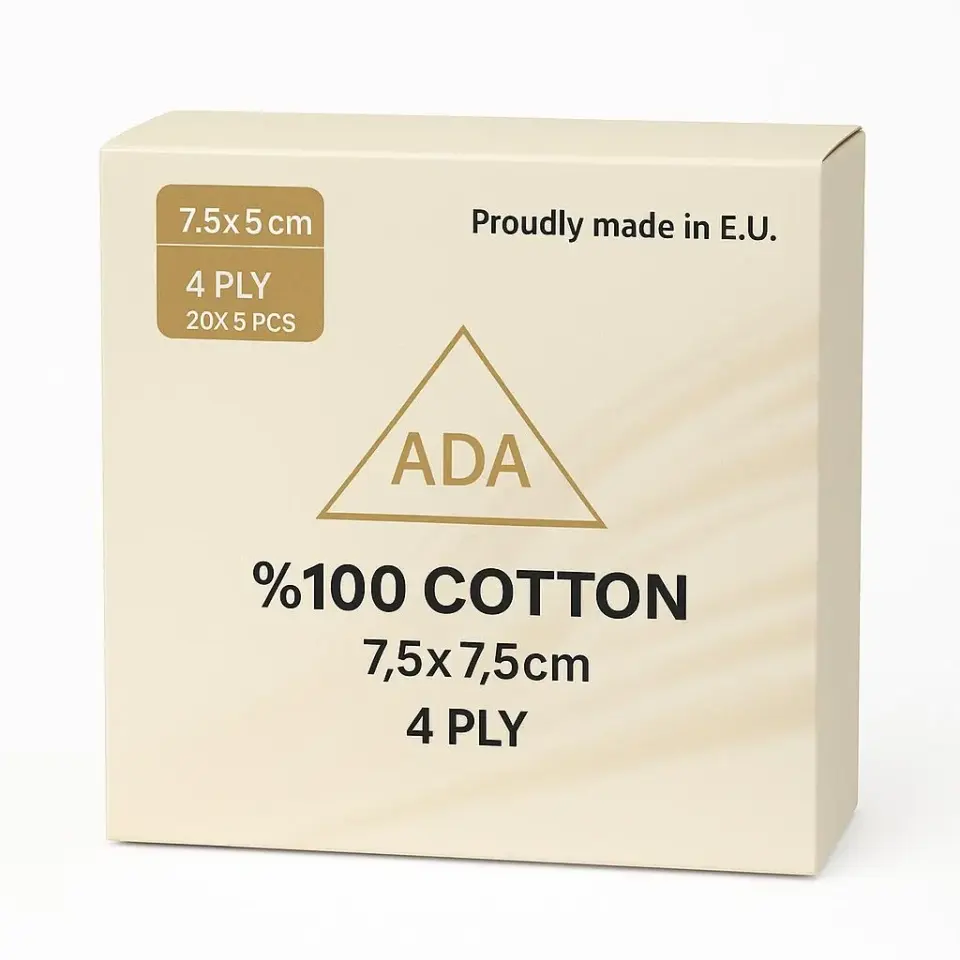 Ada Gaz Kompres 5 li Zarfda 100 lü Steril