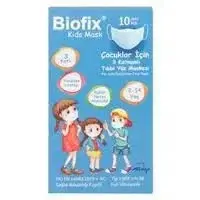 Bıofıx 3 Katlı Çocuk Maske (10 Lu)