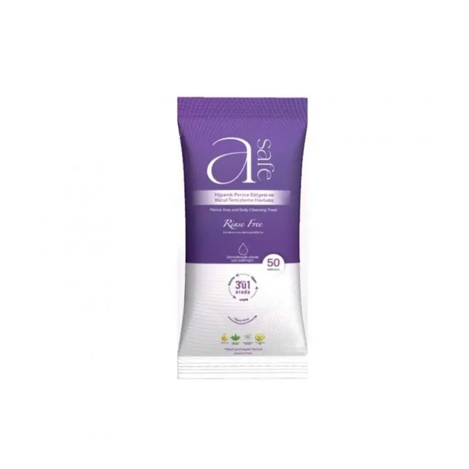 A Safe Perine ve Vücut Bölgesi Havlusu 50 li