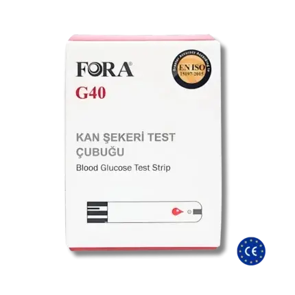 Fora G40 Kan Şeker Ölçüm Stripi (50 lik)