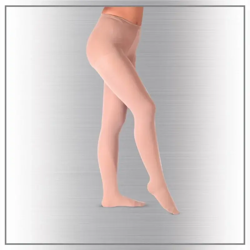 ONEFİX CCL1 KÜLOTLU VARİS ÇORABI BURNU KAPALI BEJ