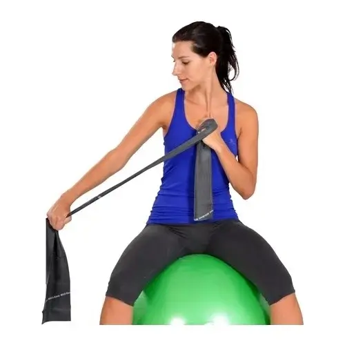 FixFlex Egzersiz Direnç Lastiği Siyah 5 (1,5 M)