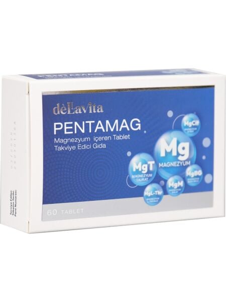 Dellavita Pentamag 5-Magnezyum Kompleks 60 Tablet