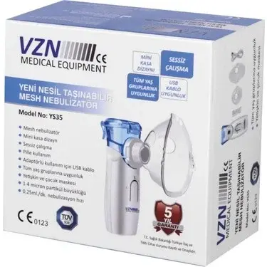 VZN Mesh Şarjlı Nebulizatör