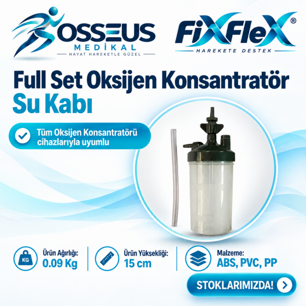 FixFlex Oksijen Konsantratörü Su Kabı