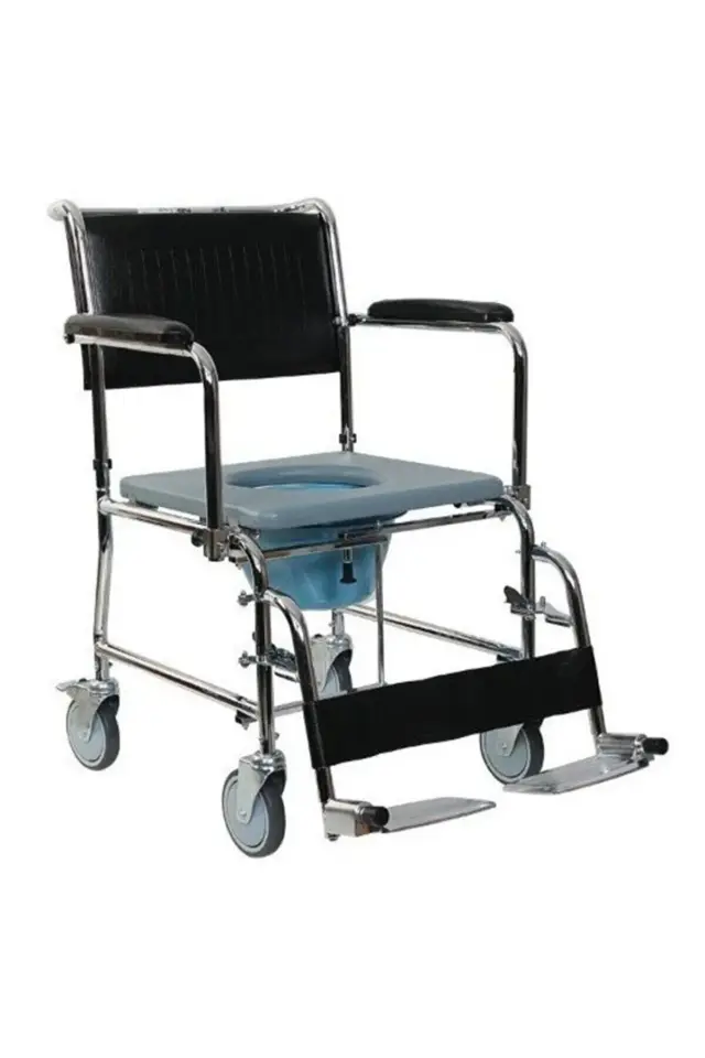 Comfort Plus Lazımlıklı (Komot) ve Küçük Tekerlekli Ev Tipi Sandalye (KY689)