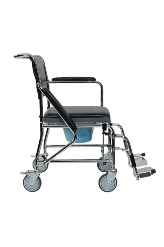 Lazımlıklı (Komot) Ve Küçük Tekerlekli Ev Tipi Sandalye (KY689)