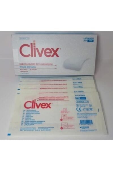 Clivex Su Geçirmez Pedli 5x9cm (10 Adet)