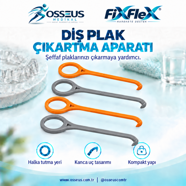 FixFlex Diş Plak Çıkarma Aparatı 4 Adet