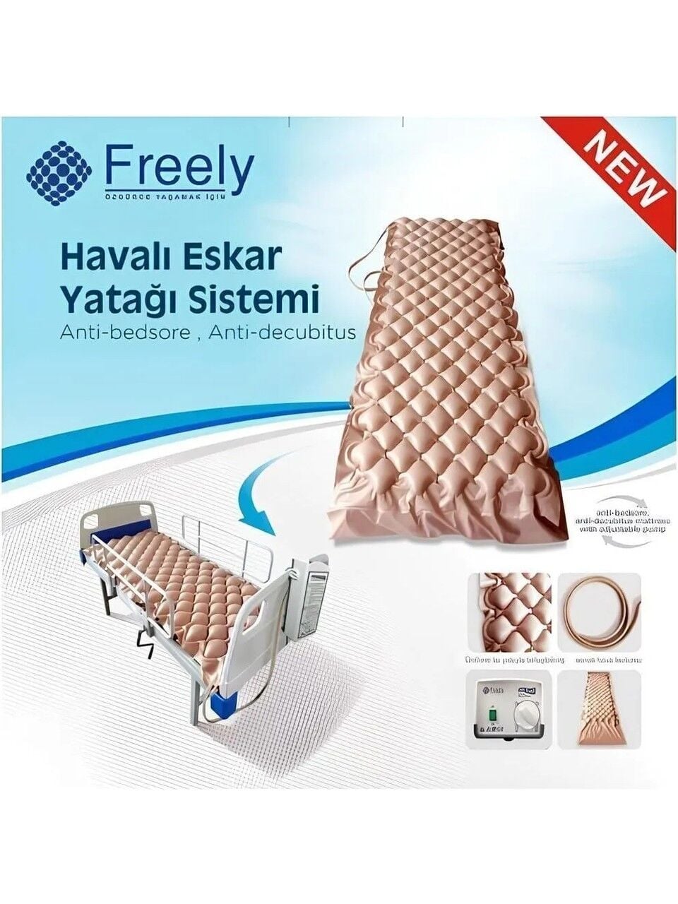 FREELY BAKLAVA TIPI HAVALI YATAK