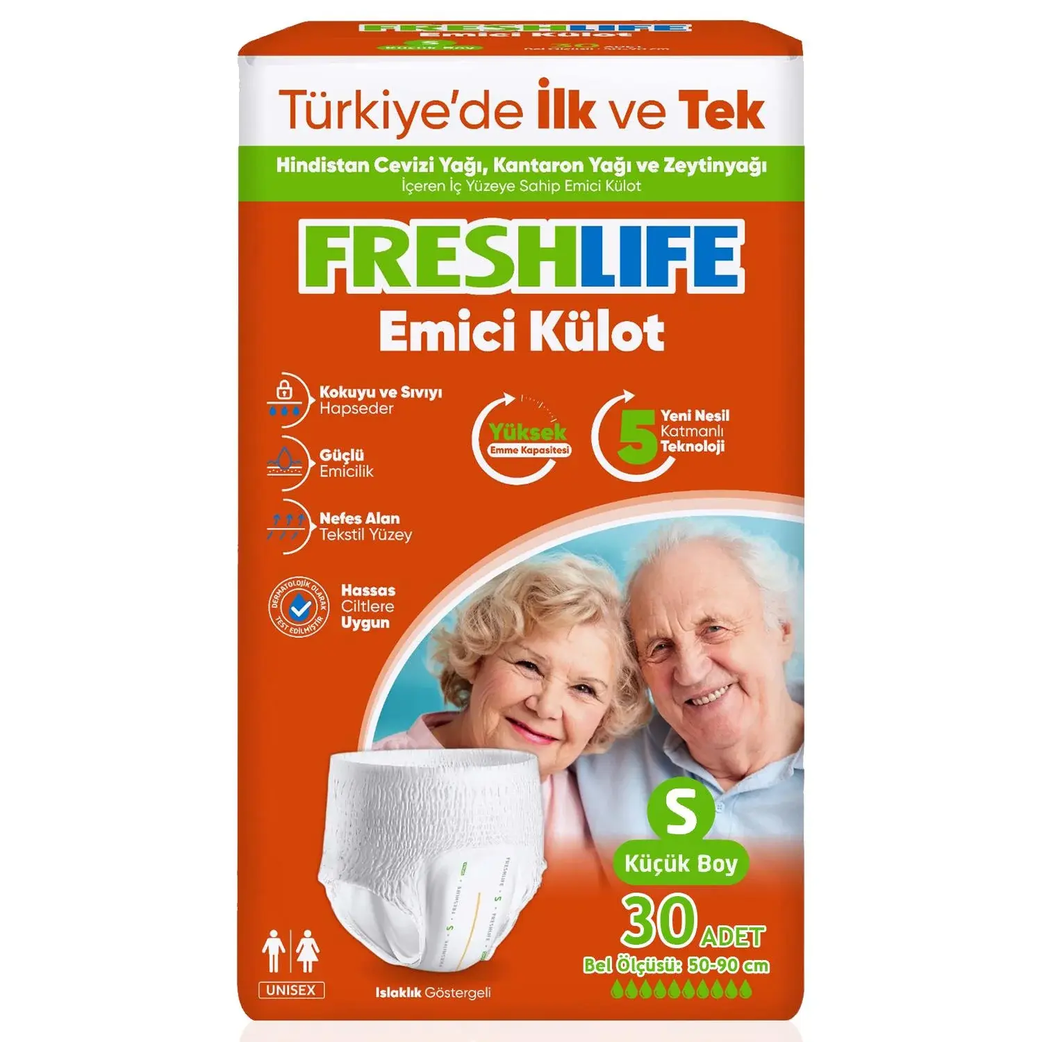 Freshlife Külotlu Hasta Bezi S 30 Lu