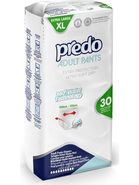 Predo Yetişkin Külotlu Hasta Bezi XL (30 lu)