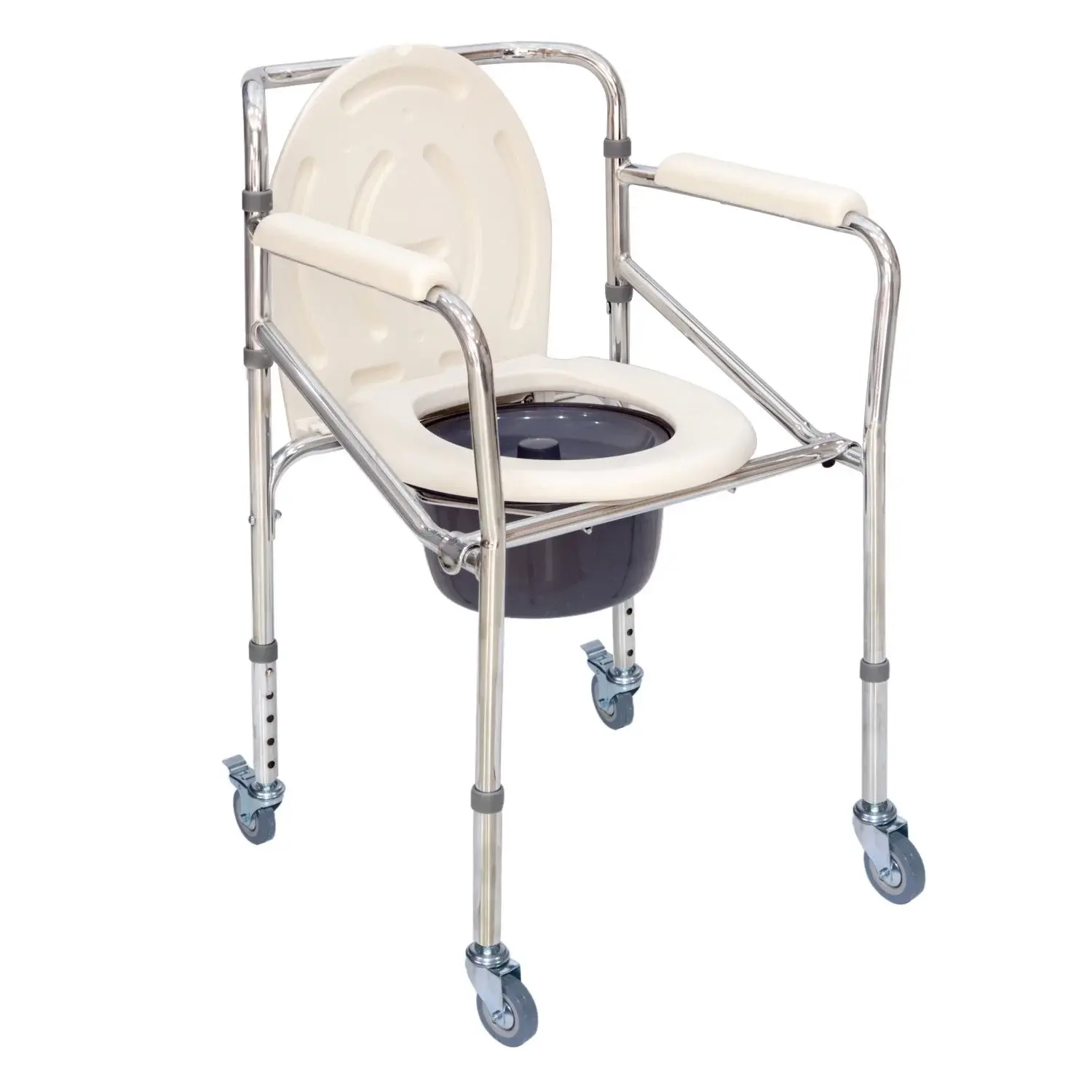 Comfort Plus DM-696 Tekerlekli Klozet Yükseltici (İthal)(Komot)