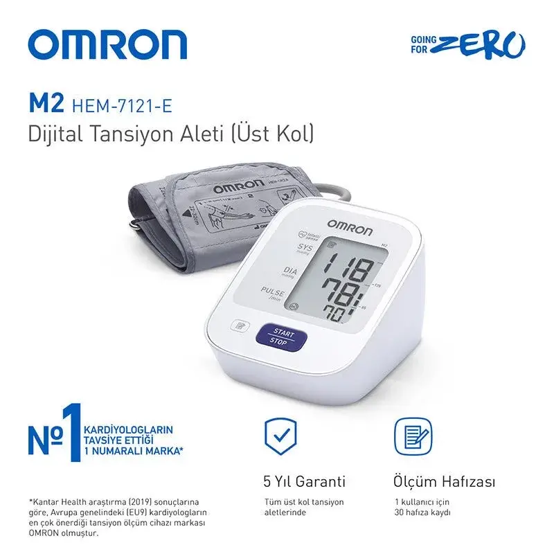 Omron M2 Koldan Hafızalı