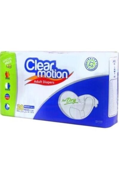 Clear Motion Yetişkin Hasta Bezi 30 lu (Medium)