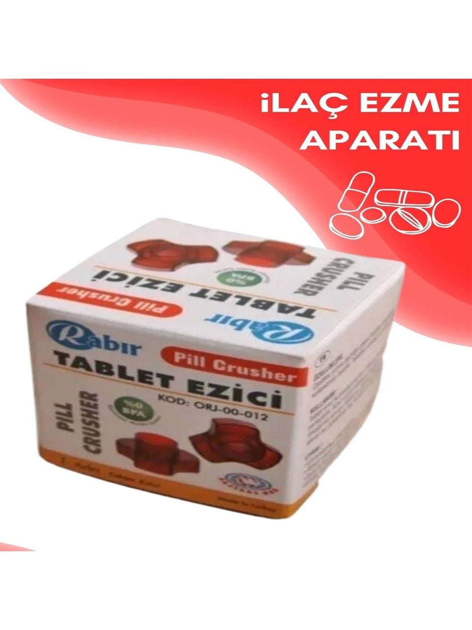 Rabır Tablet Ezme Aparatı