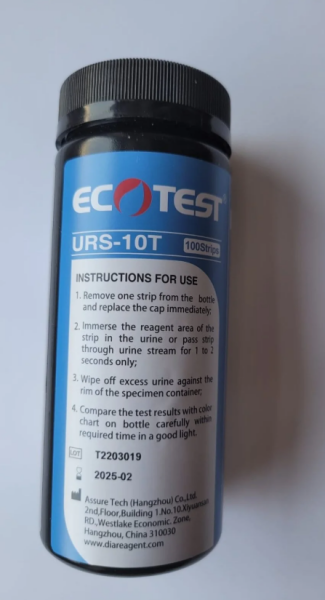 Ecotest İdrar Stripi (Keton Ölçer)