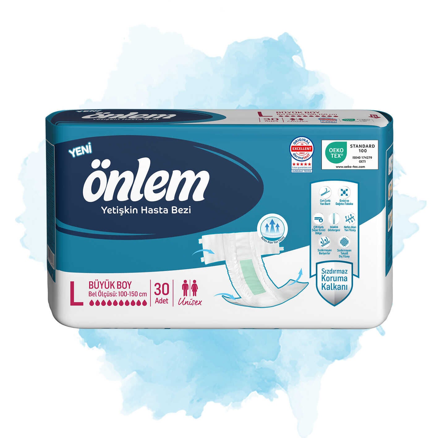 Önlem Bel Bantlı Hasta Bezi Large 30 Adet