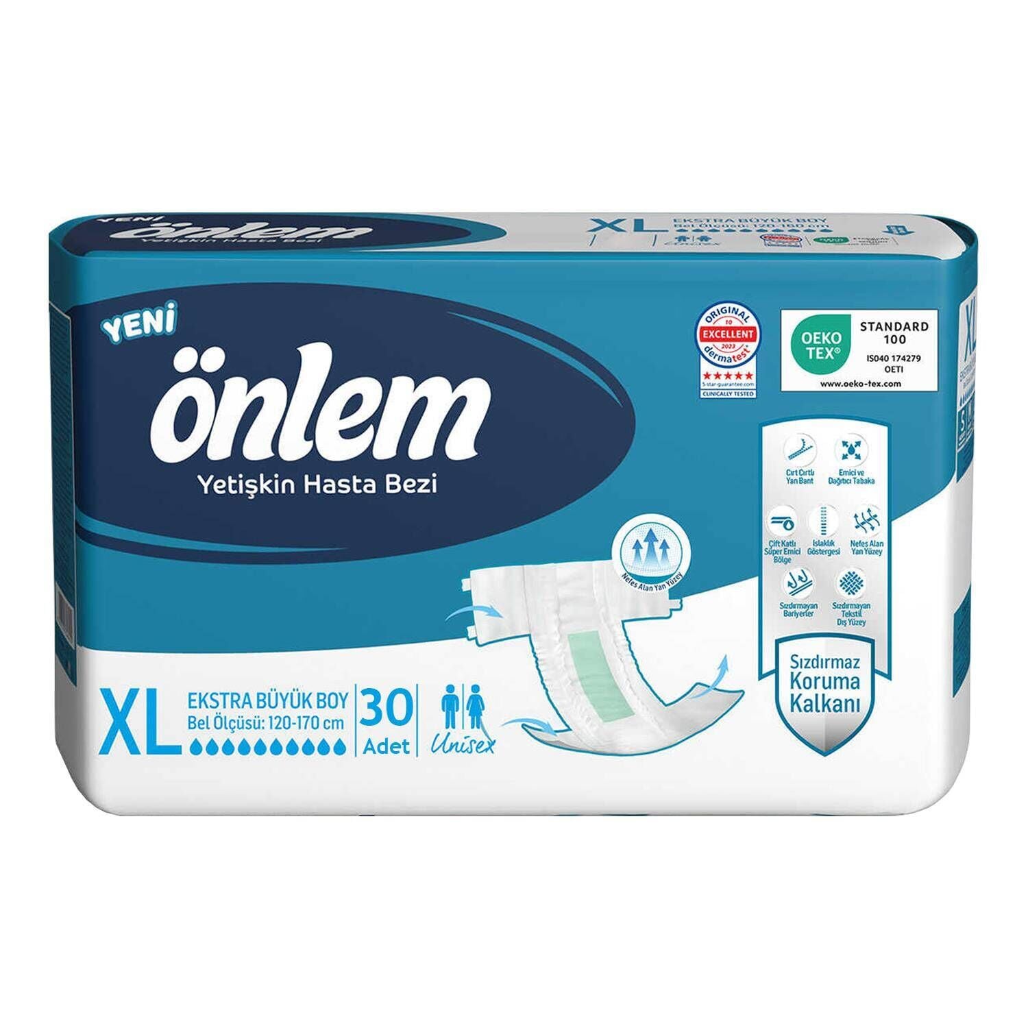 Önlem Bel Bantlı Hasta Bezi XLarge 30 Adet