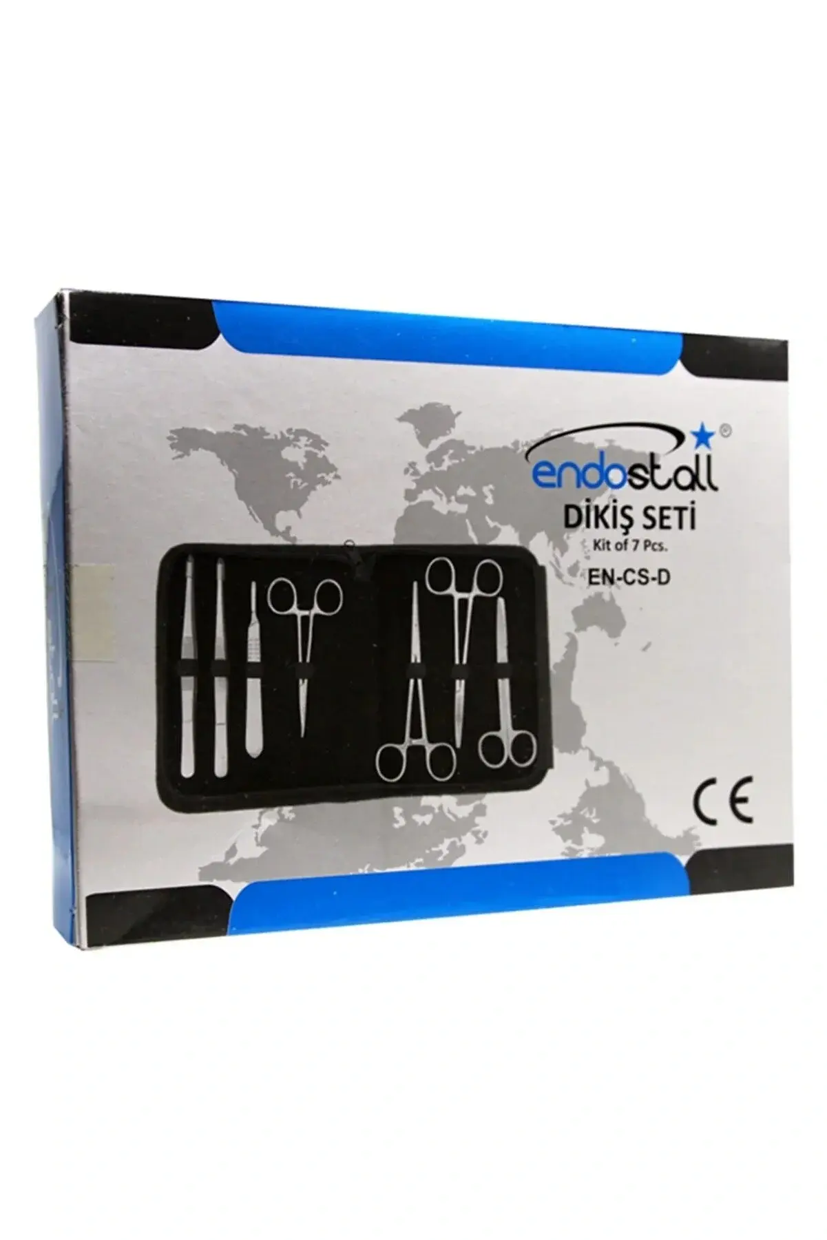 Endostall Cerrahi Dikiş Seti 7 Parça Çantalı