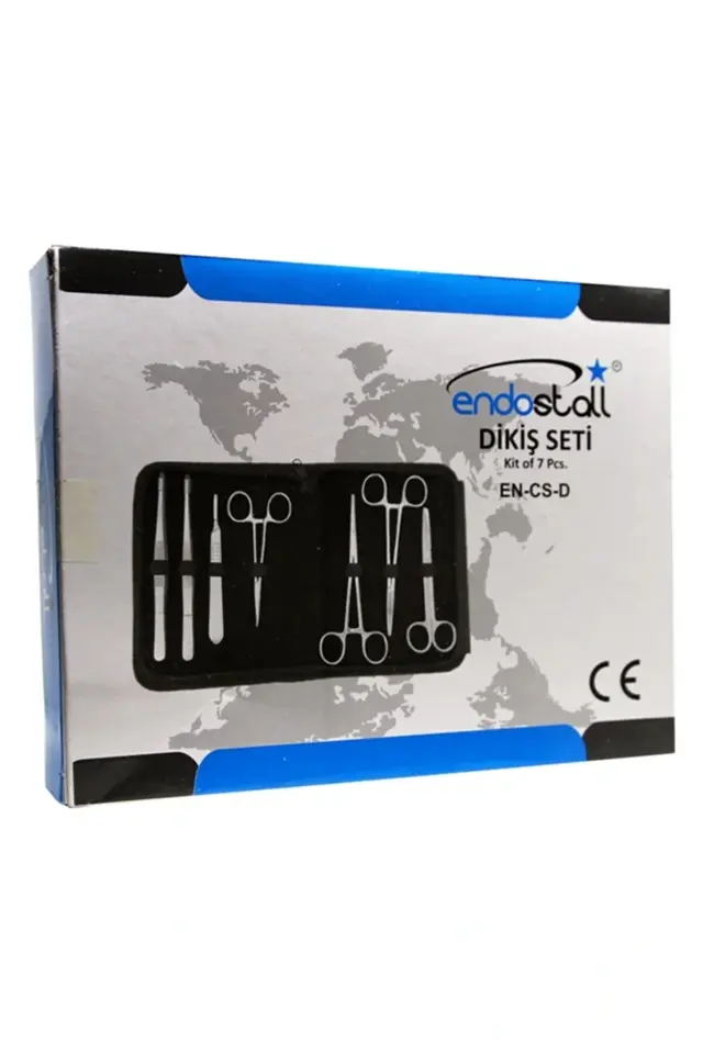 Endostall Cerrahi Dikiş Seti 7 Parça Çantalı