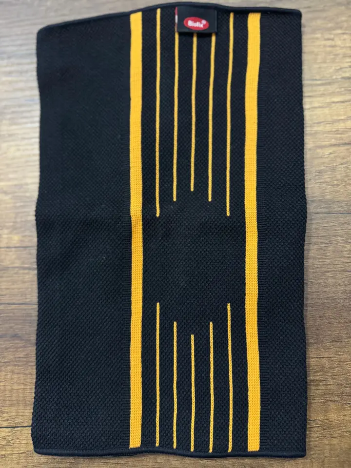 BİOFİX GENUFİX BASİC ELASTİK ÖRME SİYAH ORANGE DİZLİK DESTEKLİ