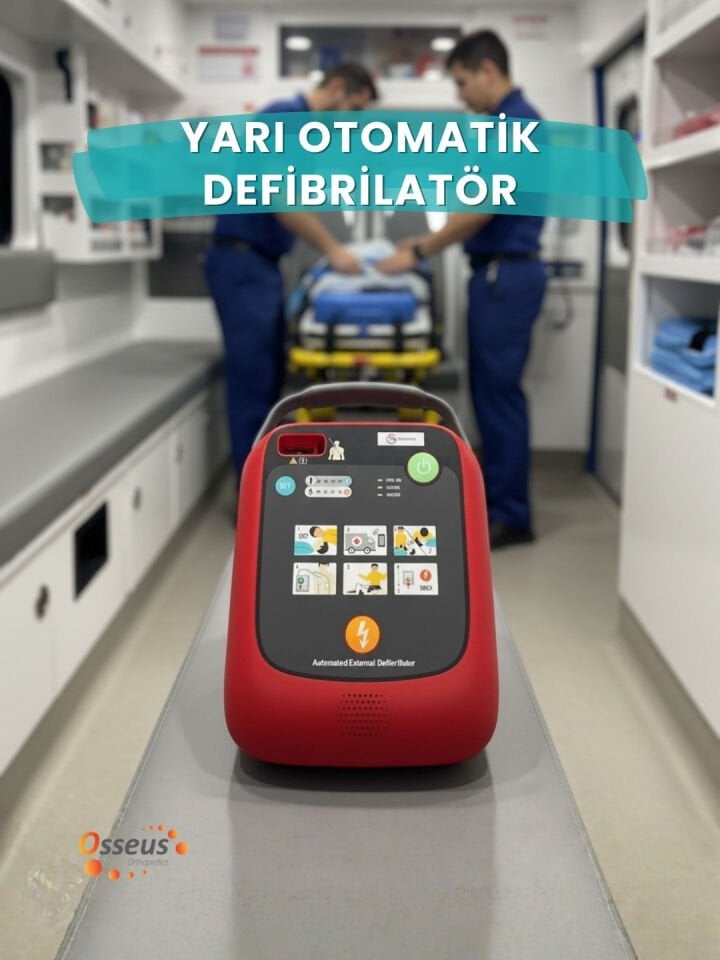 ACORESMED A102 OTOMATİK EKSTERNAL DEFİBRİLATÖR (AED/OED) - YARI OTOMATİK