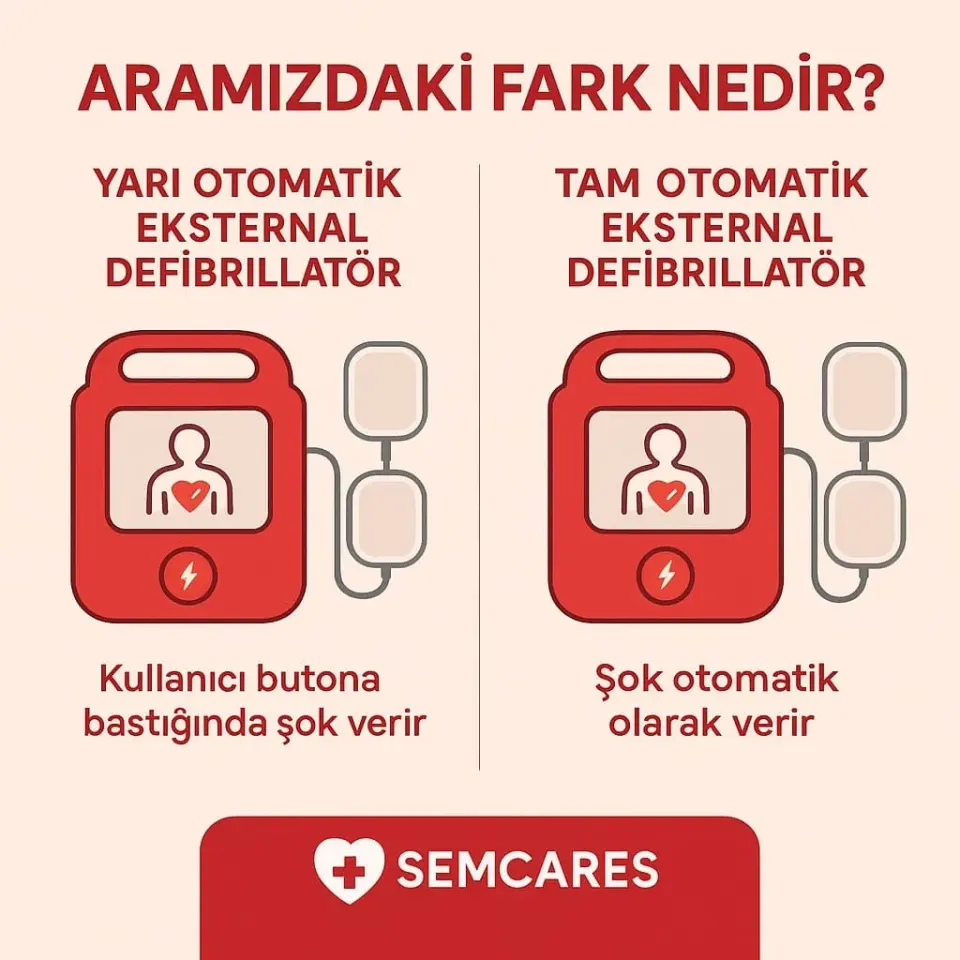 Acoresmed A102 Otomatik Eksternal Defibrilatör (AED/OED) - Yarı Otomatik