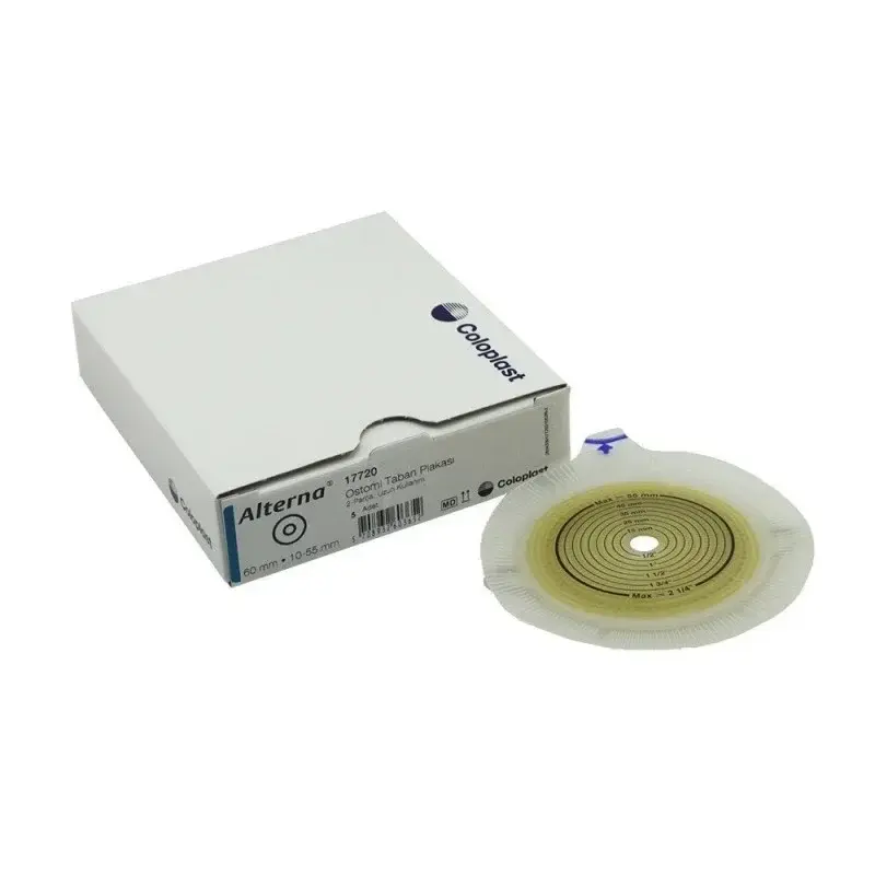 Alterna Ostomi Taban Plakası 2-Parça,Uzun kullanım 60mm,10-55mm (5 li)