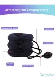 Wicromed Şişme Boyunluk 3 Kat & 3 Pompa Lacivert