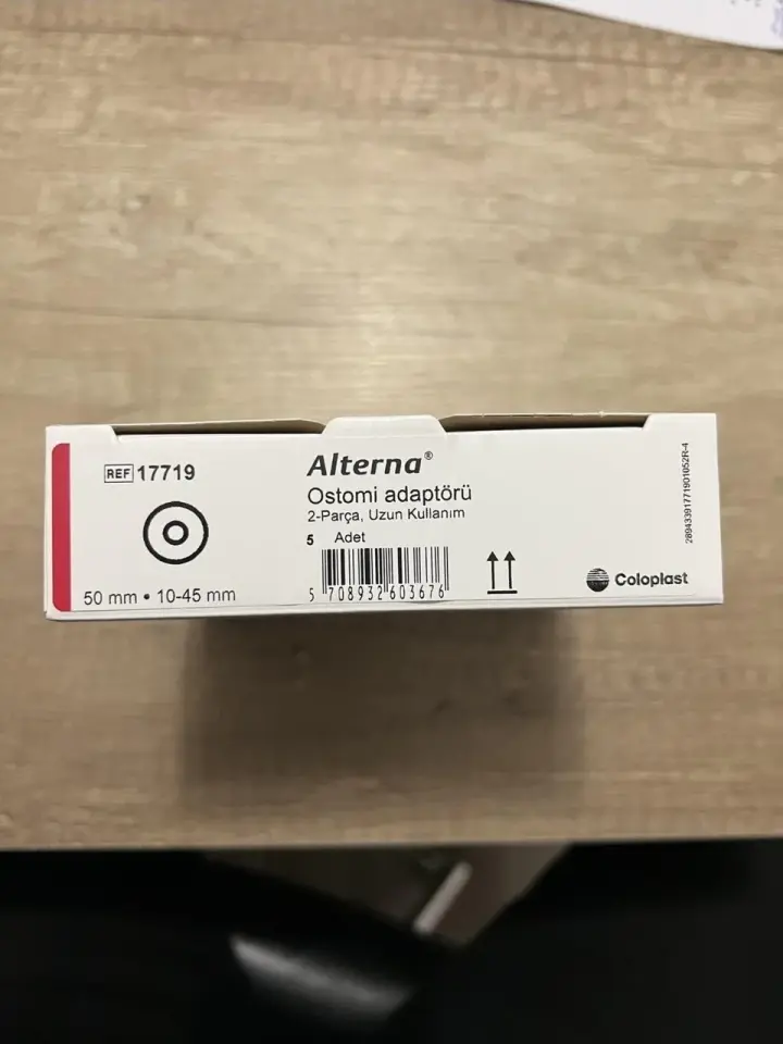 Alterna Ostomi Taban Plakası 2-Parça,Uzun kullanım 50mm,10-45mm (5 li)