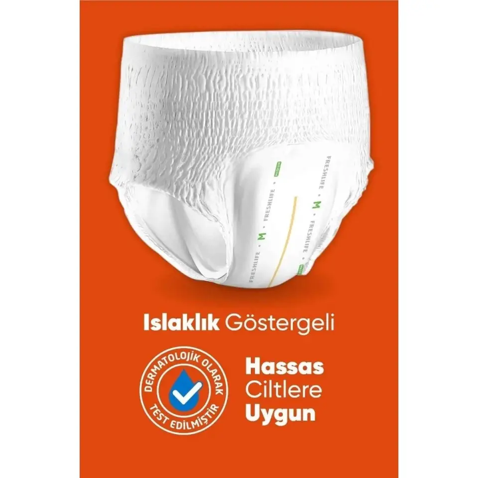 FreshLife Külotlu Hasta Bezi M 30 lu