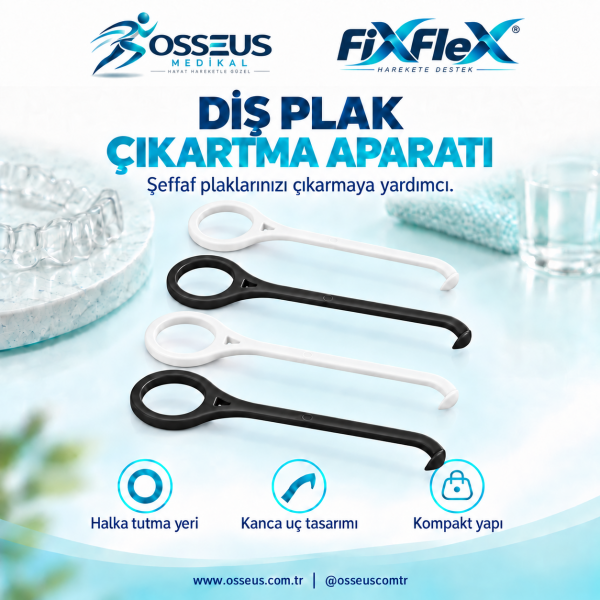 FixFlex Diş Plak Çıkarma Aparatı Fanatik 4 lü BJK