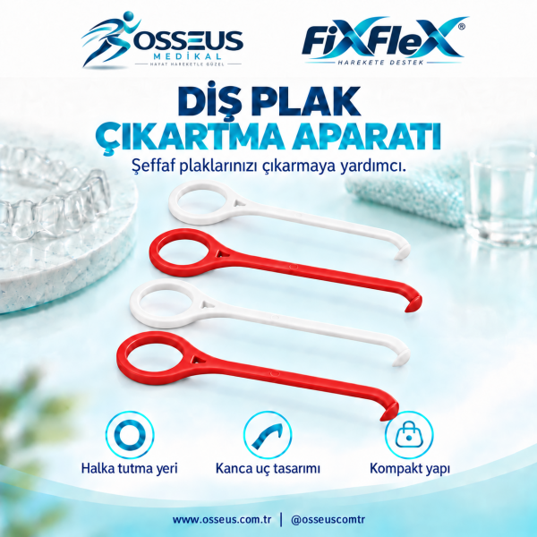 FixFlex Diş Plak Çıkarma Aparatı Fanatik 4 lü Milli Takım