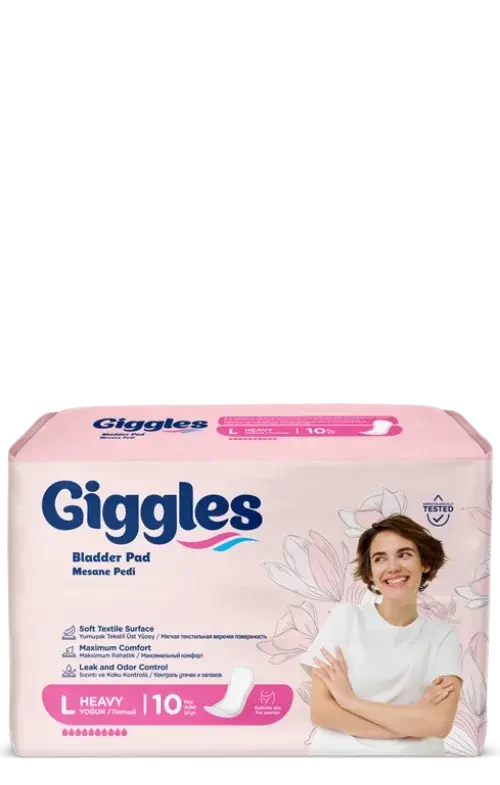 Giggles Kadın Mesane Pedi L 10 lu