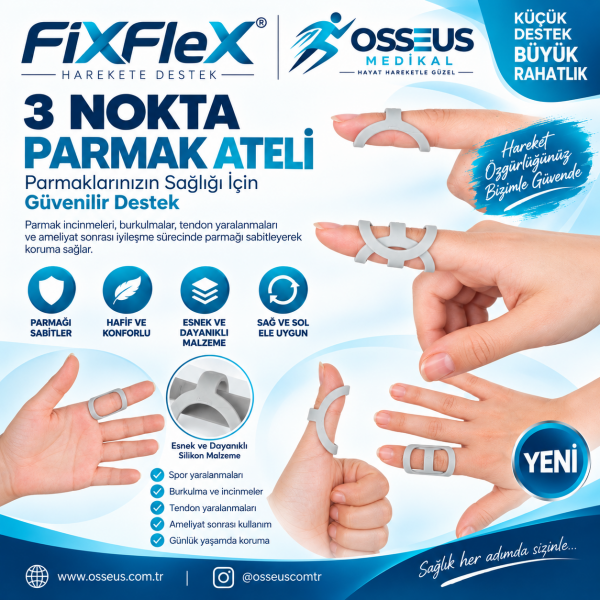 FixFlex 3 Nokta Parmak Ateli