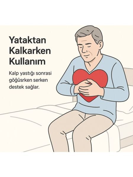 FixFlex Bypass Bası Yastığı Kalp Yastık (Suni Deri)