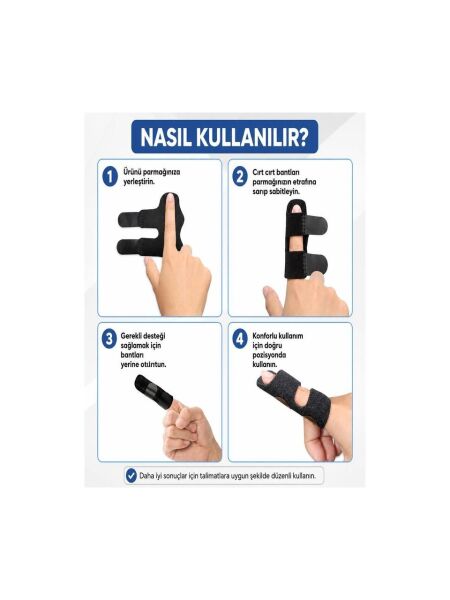 FixFlex Kumaş Kaplı Parmak Ateli (Standart)
