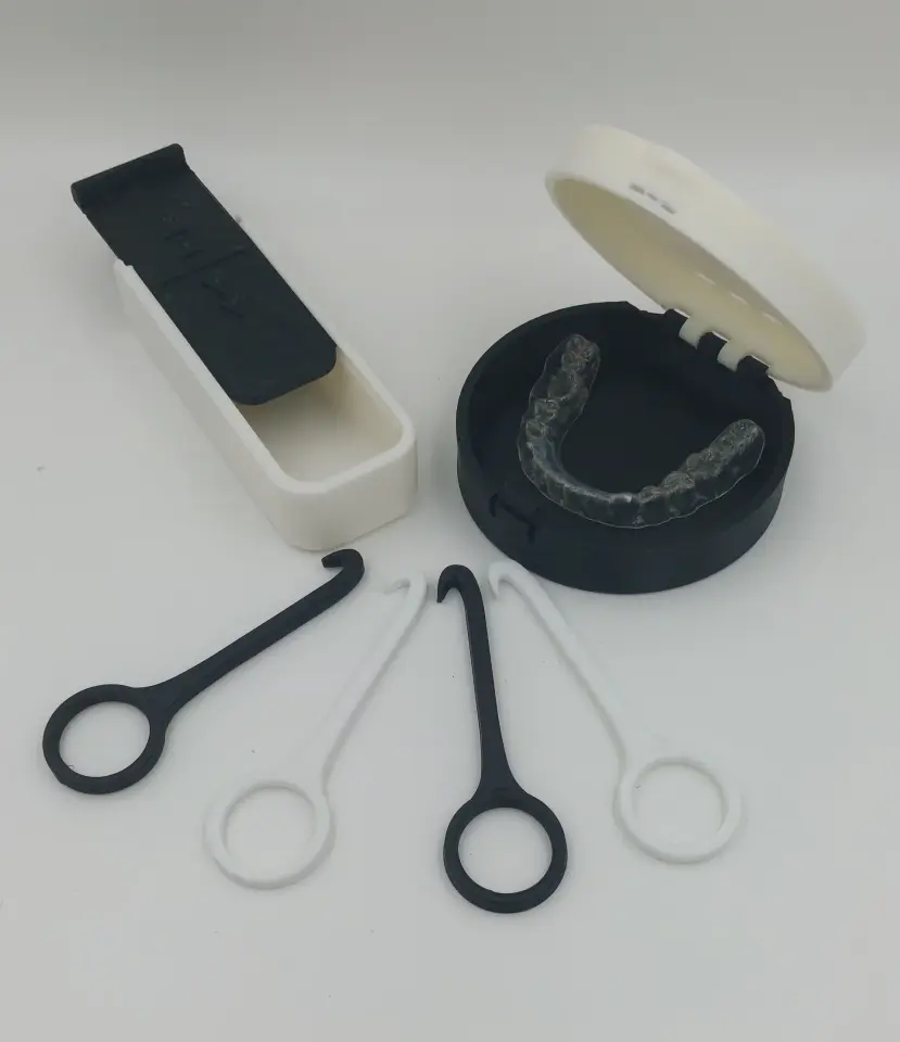 FİXFLEX DİŞ PLAK ÇIKARMA APARATI 4 ADET + APARAT SAKLAMA KUTUSU + PLAK KUTUSU FANATİK BJK