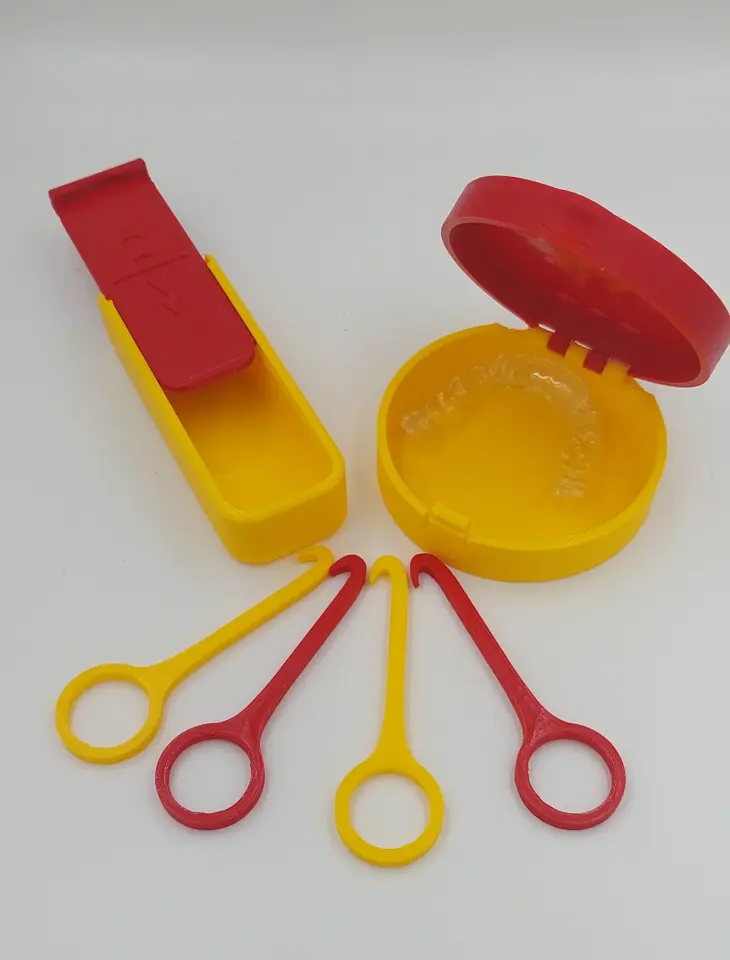 FixFlex Diş Plak Çıkarma Aparatı 4 adet + Saklama Kutusu + Plak Kutusu Fanatik GS