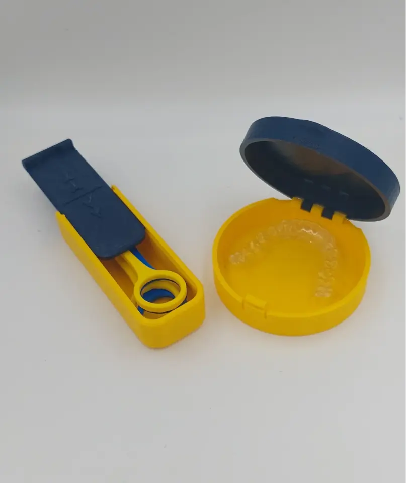 FİXFLEX DİŞ PLAK ÇIKARMA APARATI 4 ADET + APARAT SAKLAMA KUTUSU + PLAK KUTUSU FANATİK FB