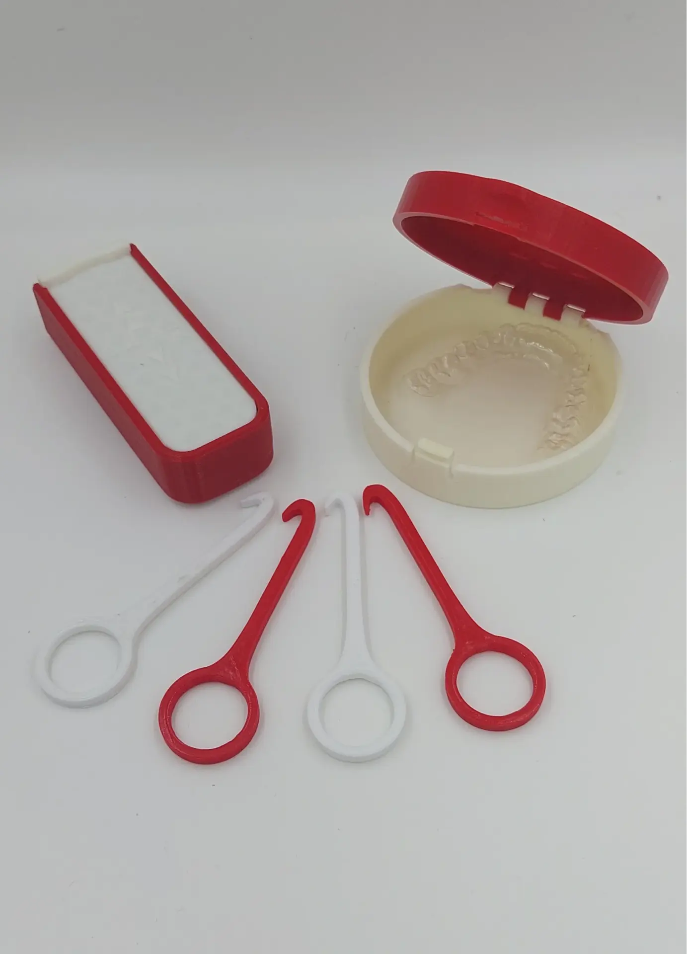 FixFlex Diş Plak Çıkarma Aparatı 4 adet + Saklama Kutusu + Plak Kutusu Fanatik Milli Takım